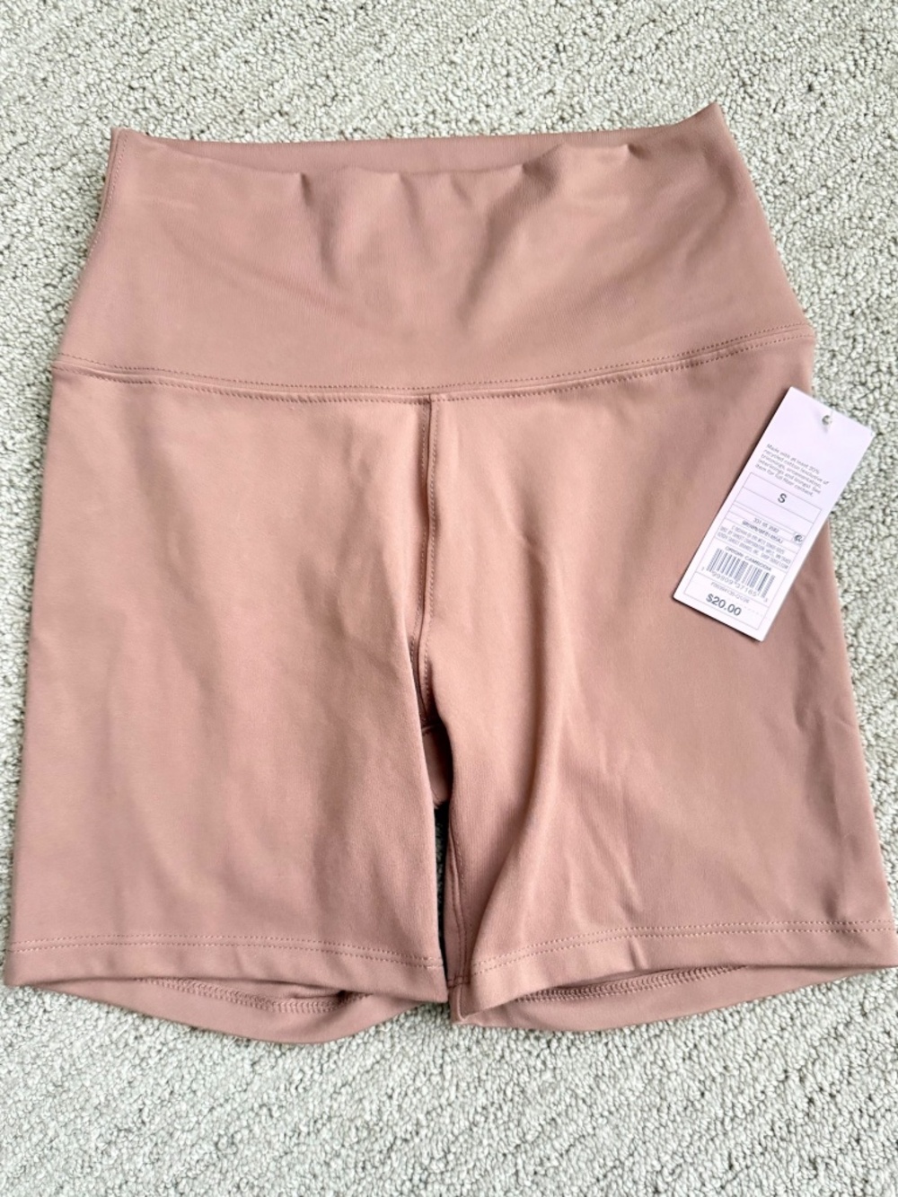 NWT Wild Fable ButterBliss High-Rise Biker Shorts Brown Women's Size S